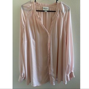 Chiffon long sleeve dress shirt